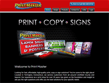 Tablet Screenshot of print-master.net